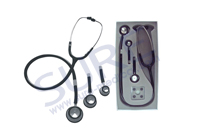 SR1014 3 Type Head Stainless Steel Stethoscope